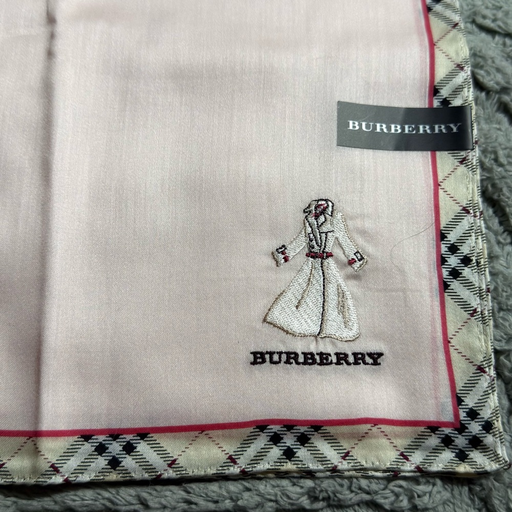 Burberry Beige and Pink Scarf cotton - Picture 15 of 16